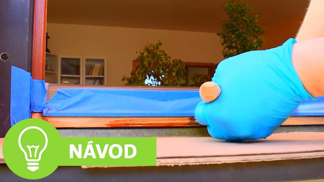 Renovace částečně poškozeného nátěru oken se systémem ADLER