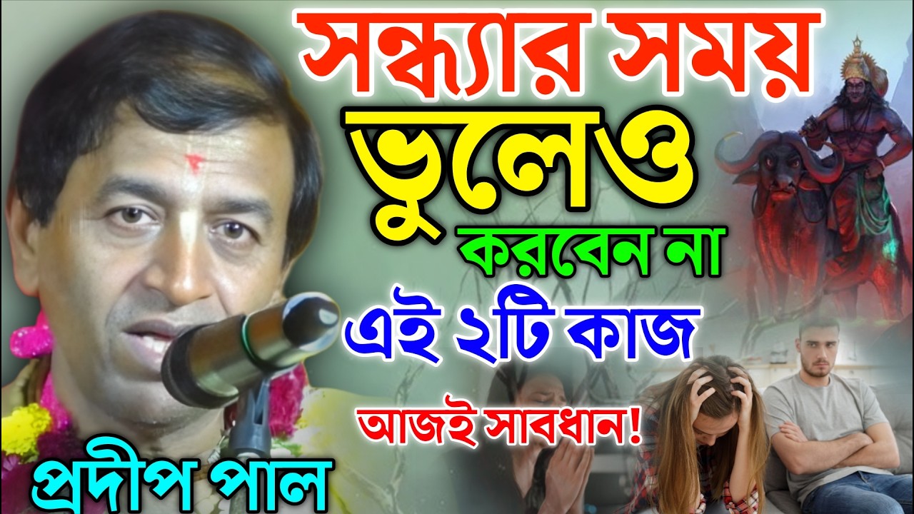 সন্ধ্যার সময় এই ভুল করলে সংসারে নেমে আসে অশান্তি! | প্রদীপ পাল কীর্তন  | Pradip Pal Kirtan 2026