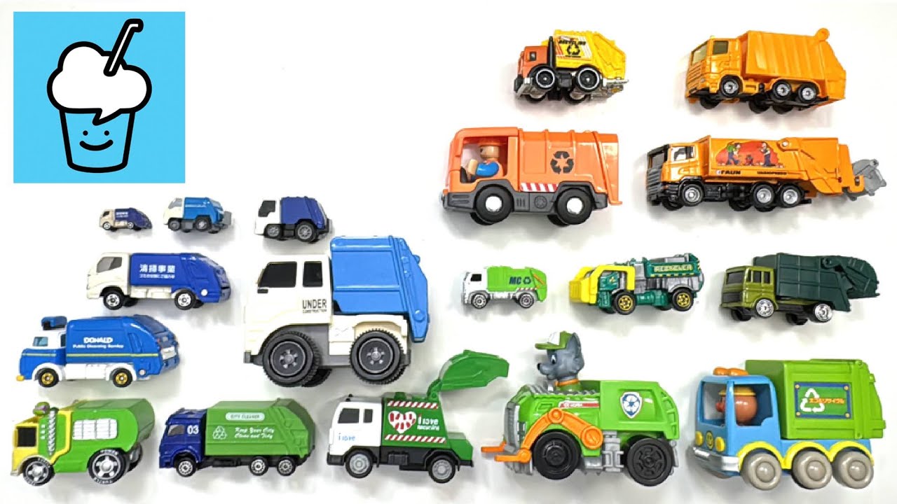 Все игрушечные мусоровозы в моей коллекции — Matchbox, Hot Wheels и другие!