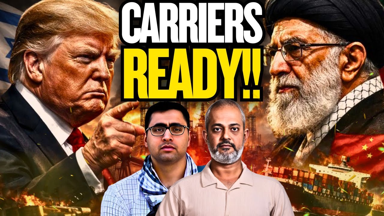 US Navy Carriers in Position in Middle East, What is Iran Plan? Trump Netanyahu Game I Manish Rai