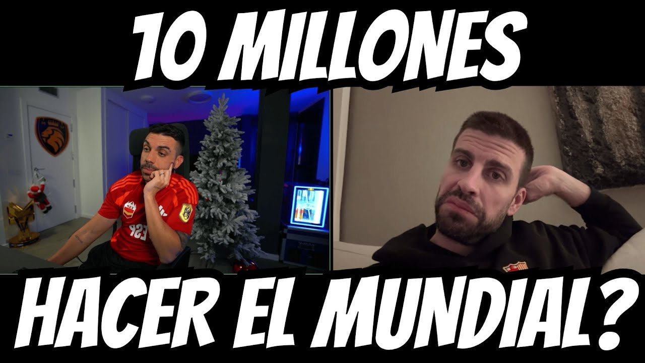A LA LIGA LE CUESTA 10 MILLONES HACER EL MUNDIAL??? CHARLA DJMARIO CON PIQUE!