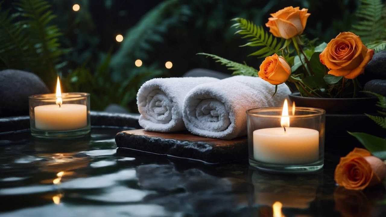 Relaxing Spa Music 🌺 Calm Your Mind Instantly, Release Stress, Insomnia Healing Piano Music 40