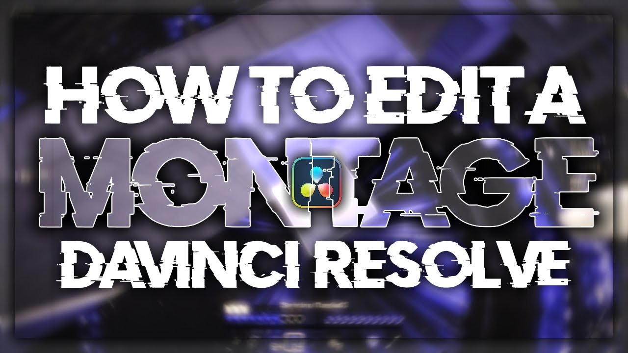 How To Edit A Gaming Montage \\ Davinci Resolve No Plugins \\ Basics Editing Tutorial