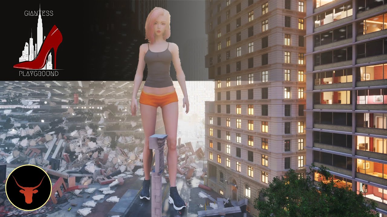 [Giantess Playground] First look at City Destruction #Gaming #2025