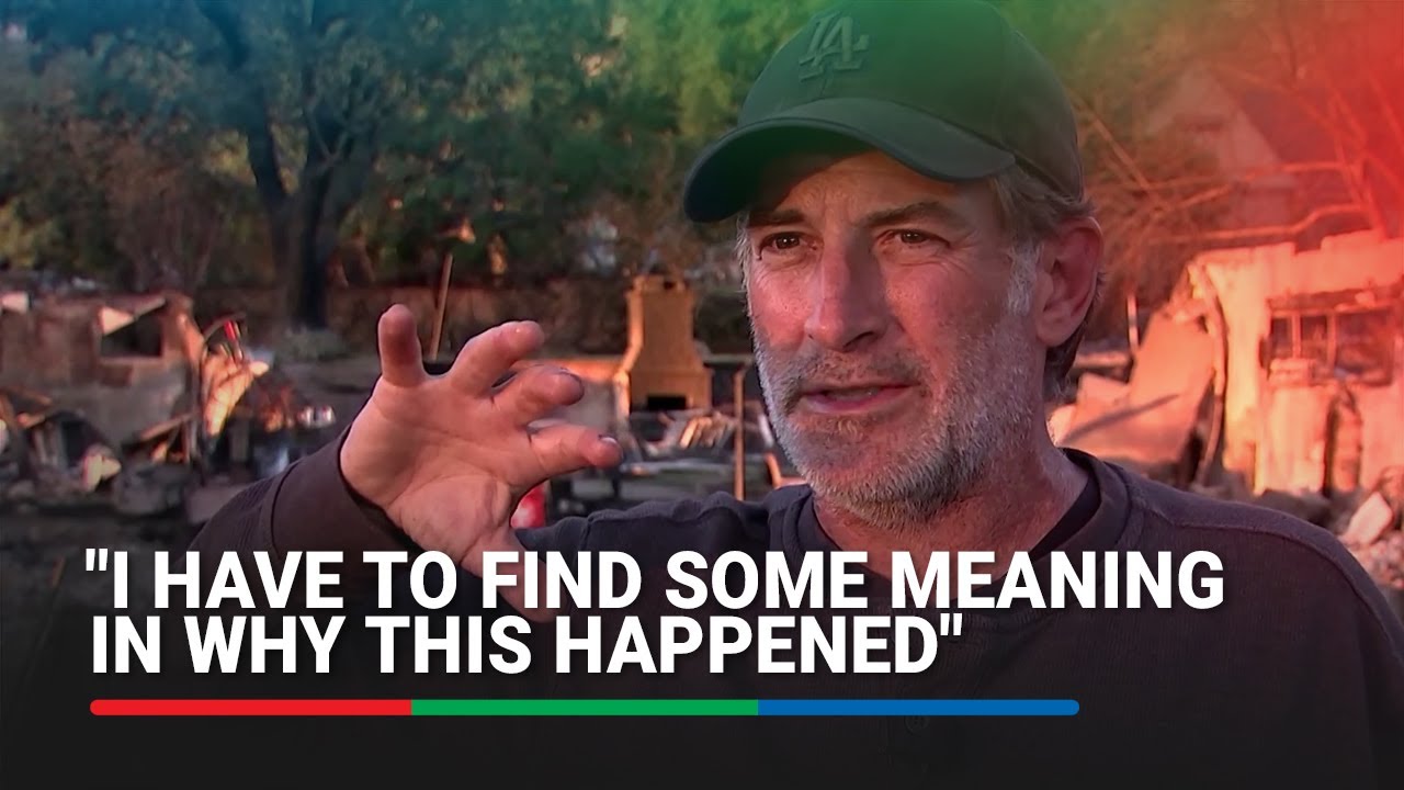 'You find hope': Los Angeles resident returns to burned home to help others | ABS-CBN News