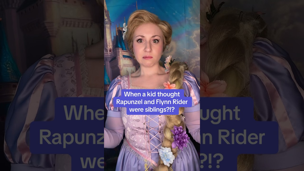 A kid thought Rapunzel and Flynn were siblings&hellip;. #tangled #rapunzel #shorts #flynnrider