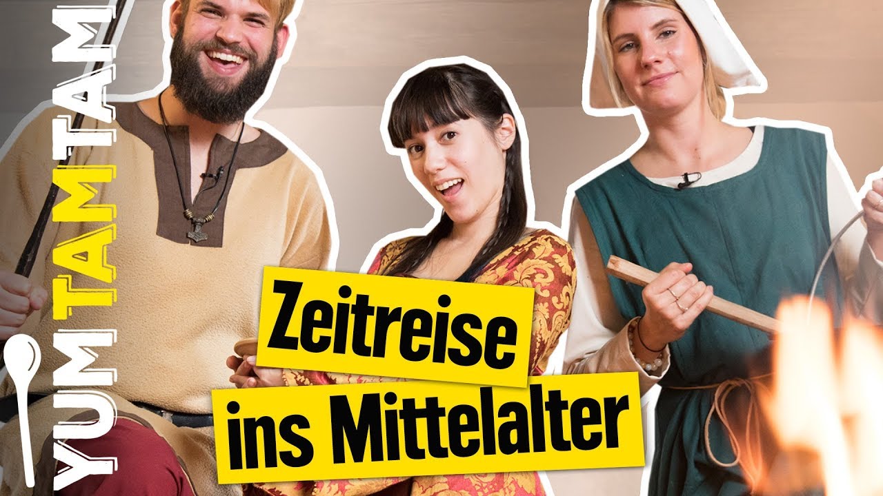 Wir KOCHEN auf einer BURG! // Mittelalterliche Suppe - Zeitreise #1 // #yumtamtam