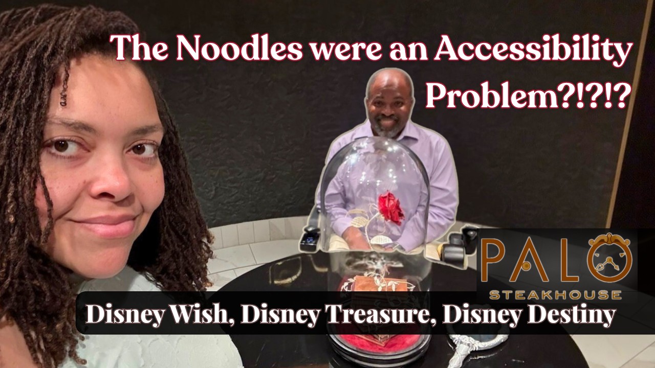 Ужин в ресторане Palo Steakhouse для людей в инвалидных колясках | Круиз Disney