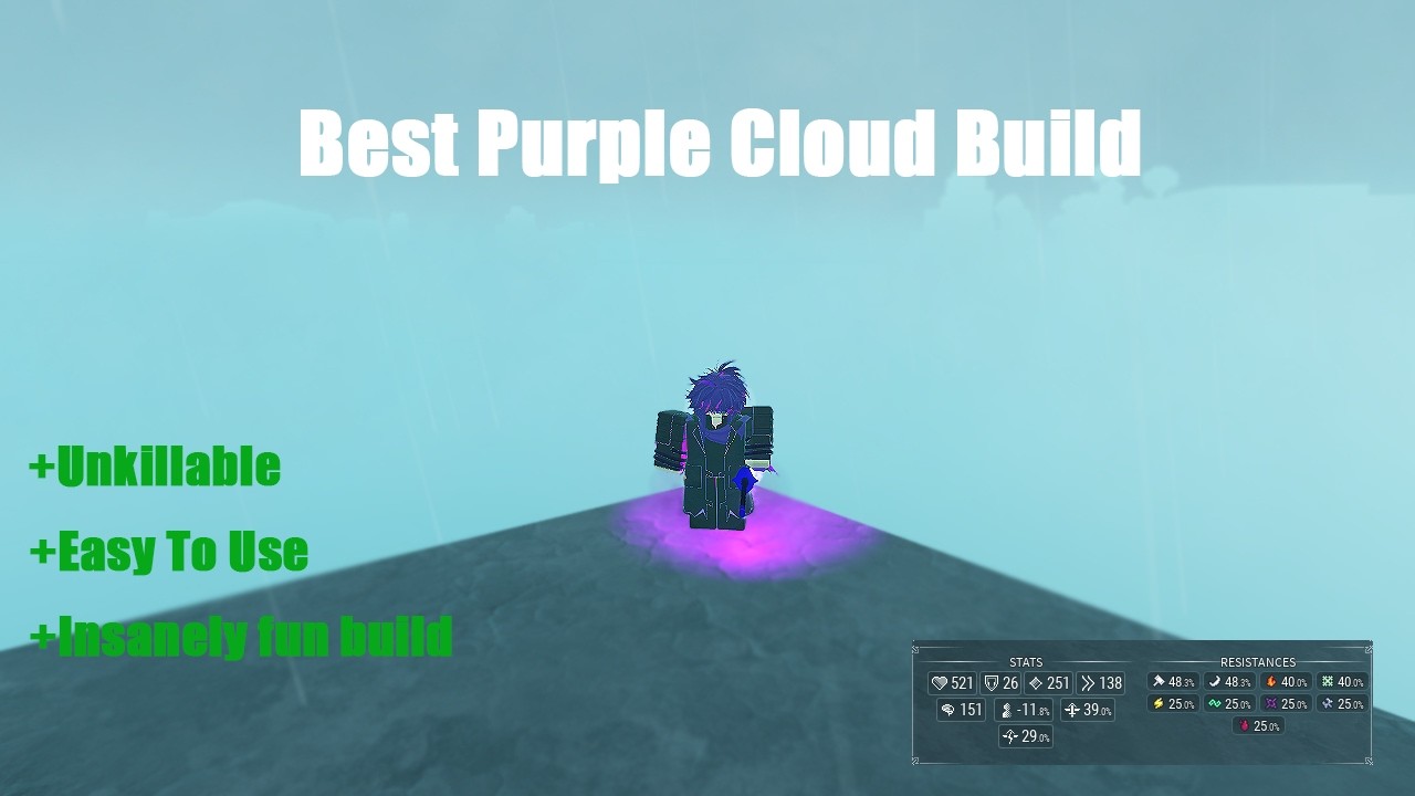 Best Purple Cloud Build In Deepwoken