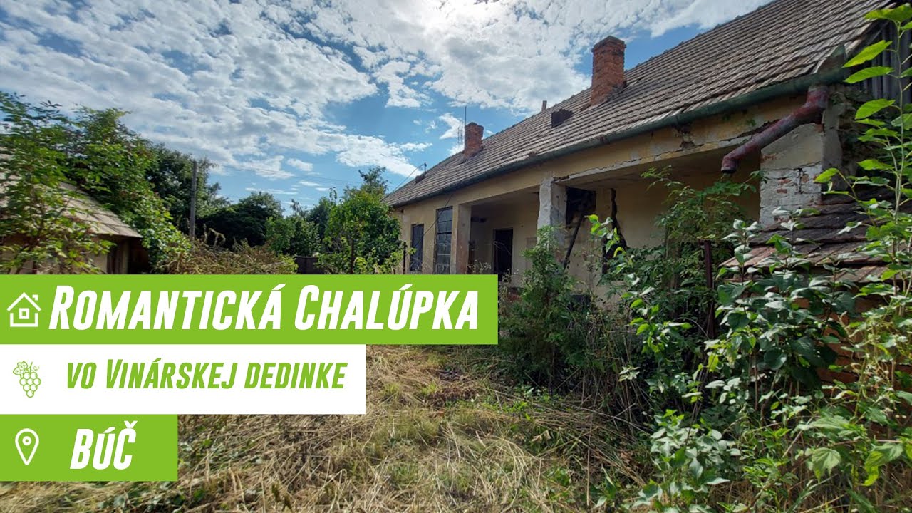 Romantick&aacute; Chal&uacute;pka vo Vin&aacute;rskej dedinke B&uacute;č