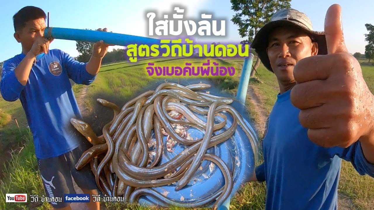 (สูตรเด็ด)ใส่บั้งลันปลาไหลใหญ่ วิธีใส่บั้งลังให้หมานๆ