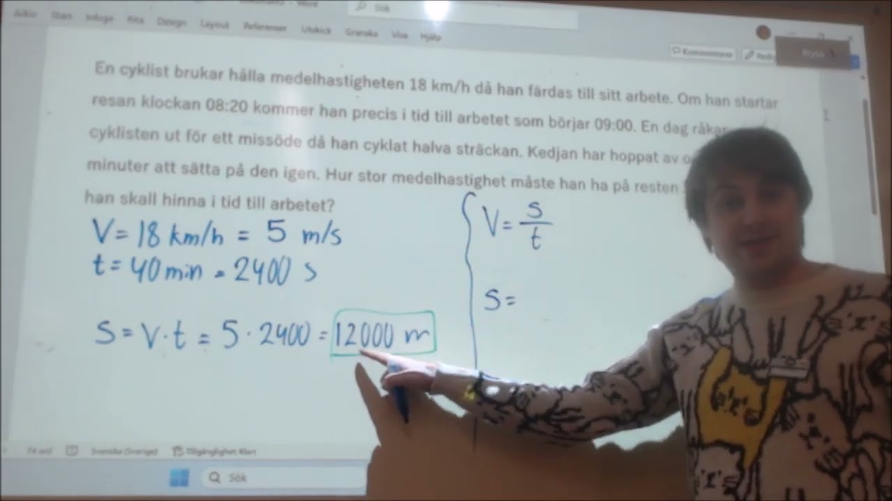 Fysik 1 - Kapitel 3 - Uppgift 10