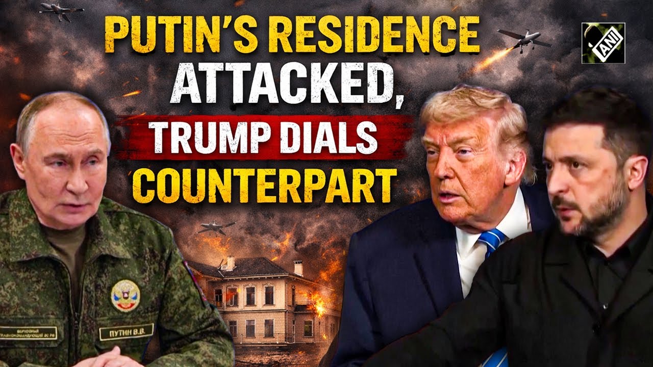 Putin&rsquo;s residence attacked with 91 drones, Russia vows revenge; Trump dials Russian counterpart
