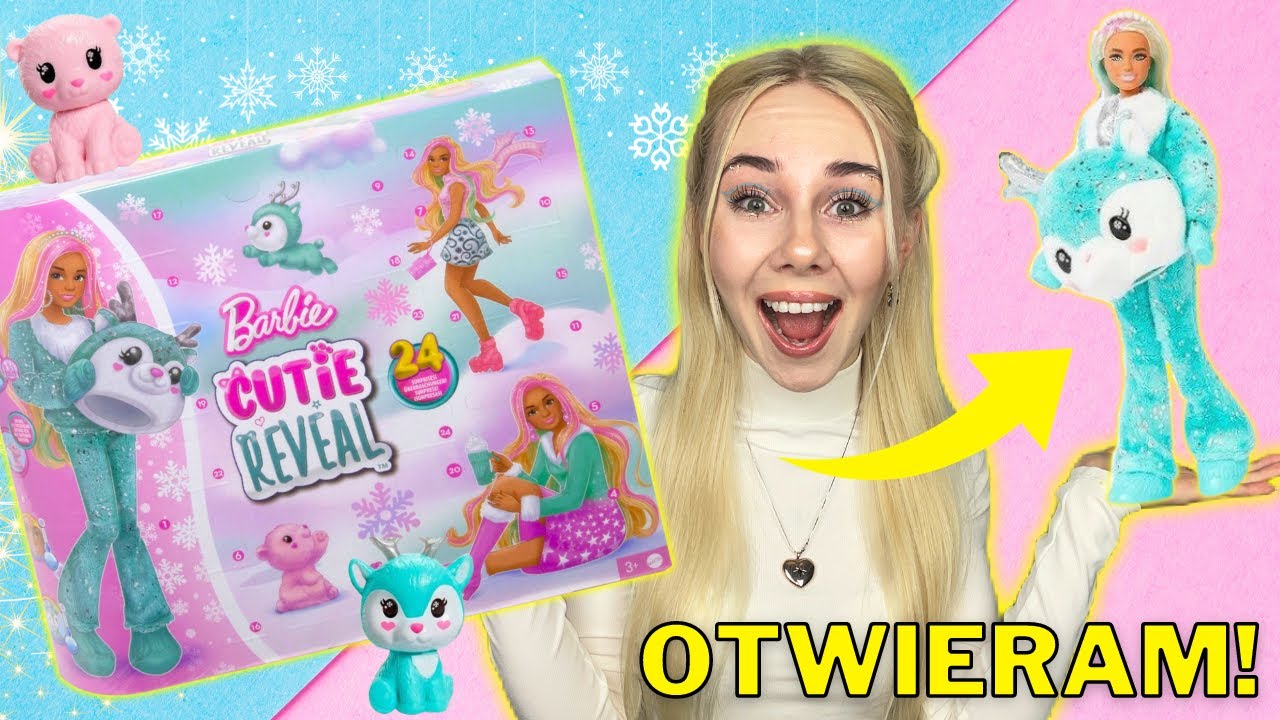 OTWIERAM KALENDARZ ADWENTOWY BARBIE CUTIE REVEAL | BARBIE | Pattje