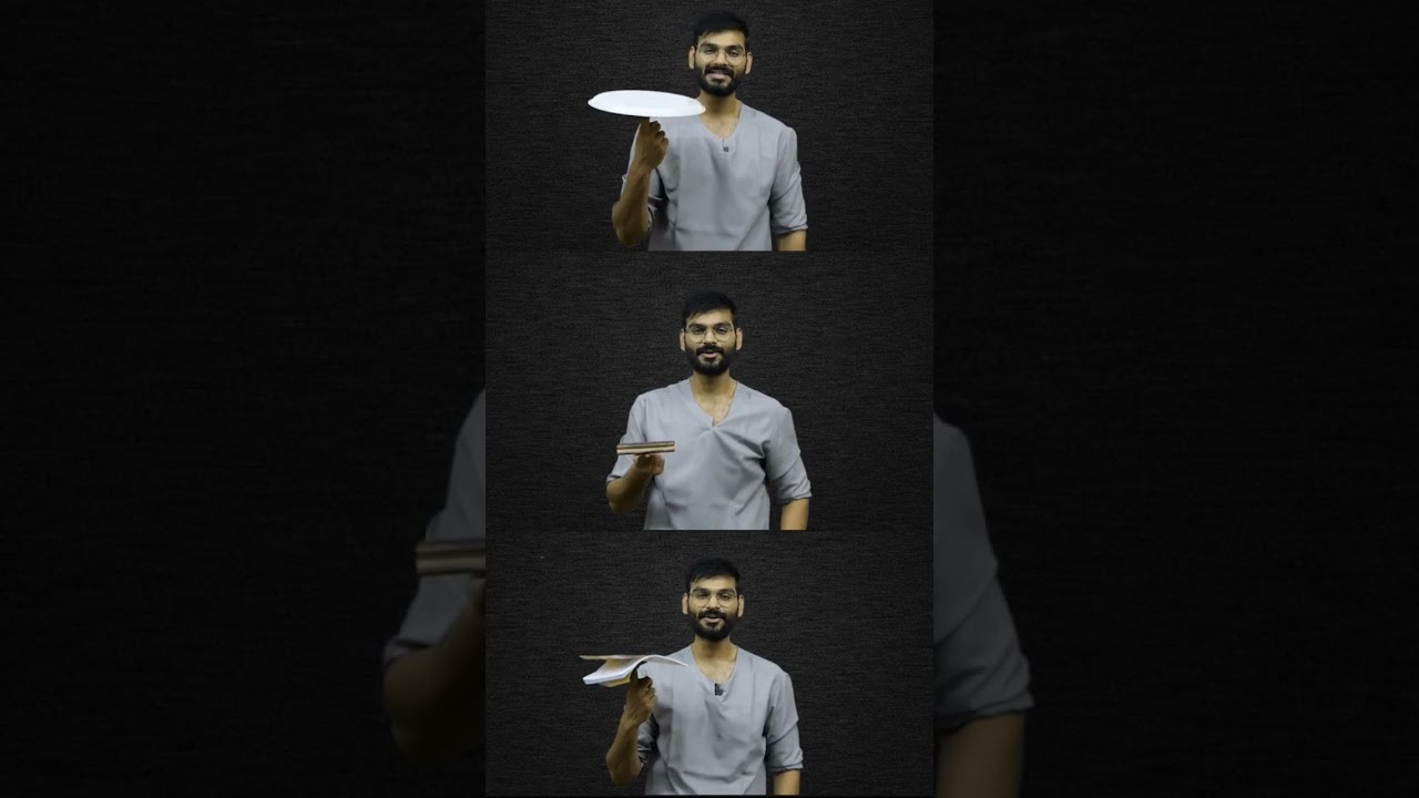 Center of Mass explained under one minute.  #theoryofphysics #com #balance