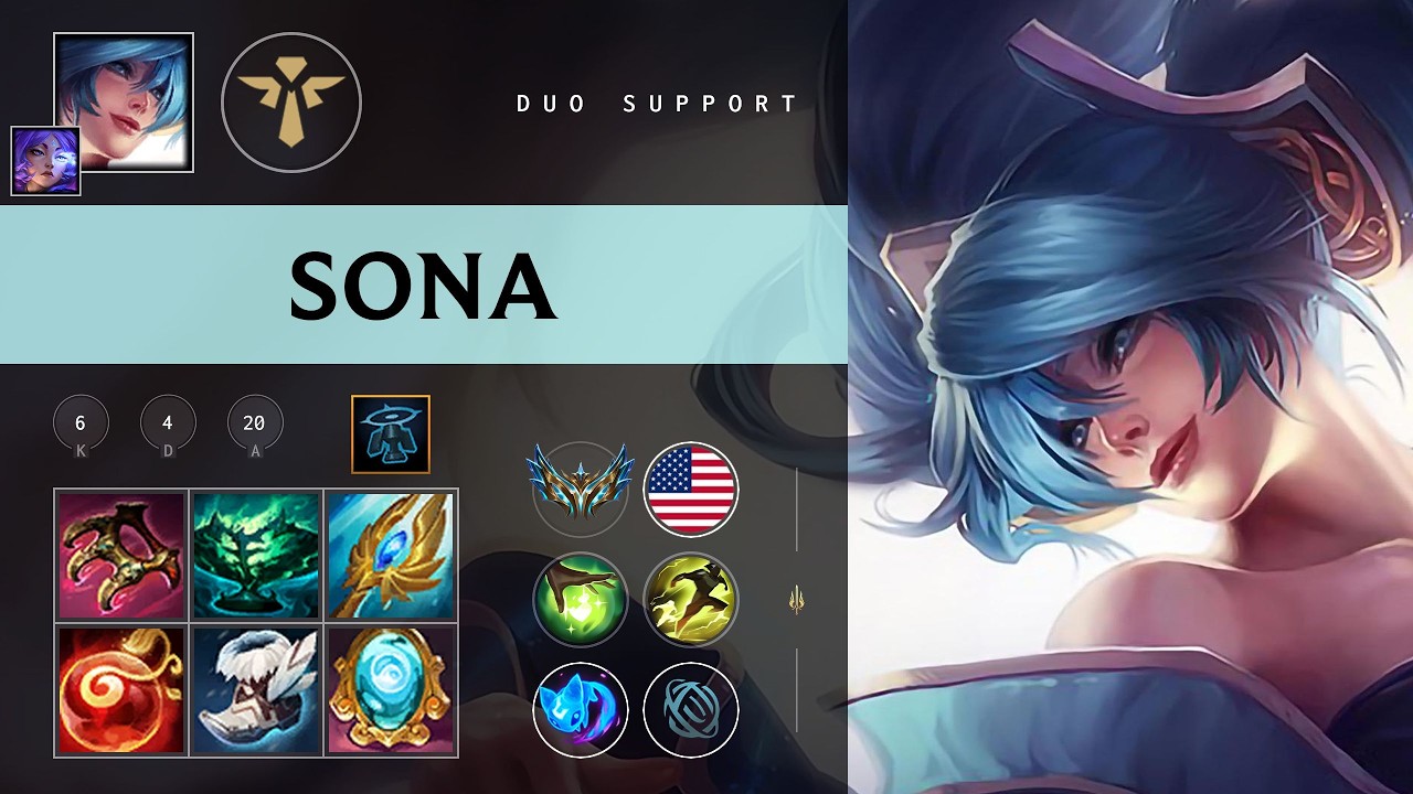 Sona Support vs Thresh - NA Challenger Patch 26.08