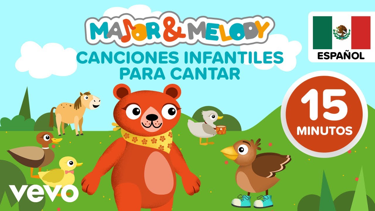 Major & Melody - Canciones infantiles para cantar (video cómico de 15 minutos)