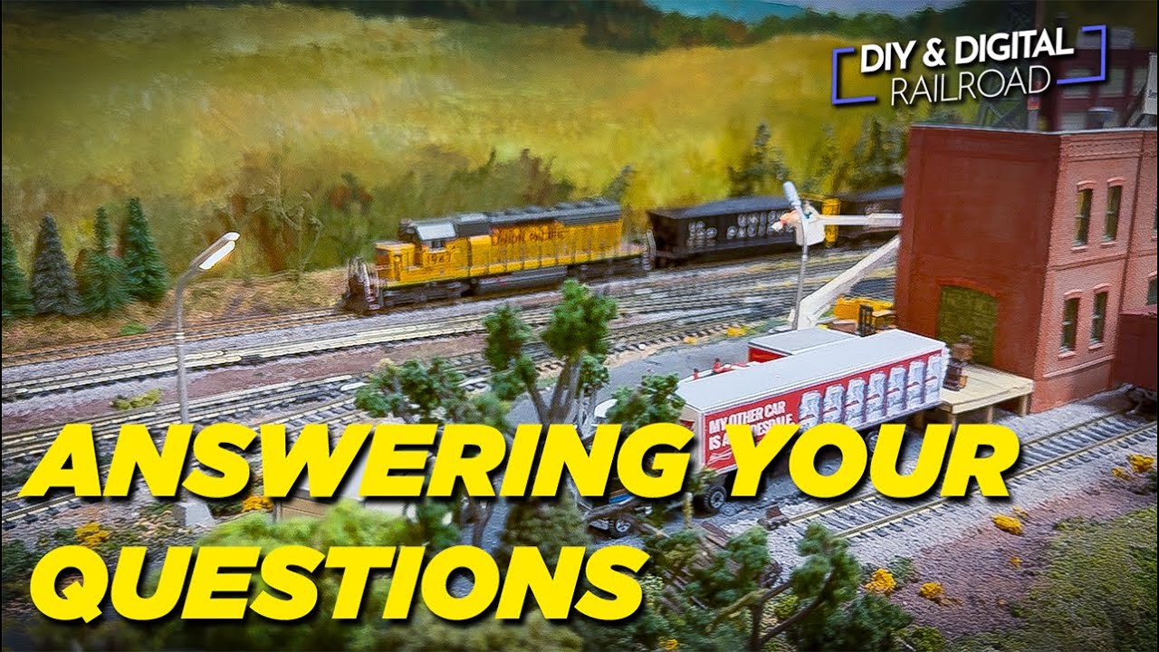 More Model Railroad Questions from my viewers!