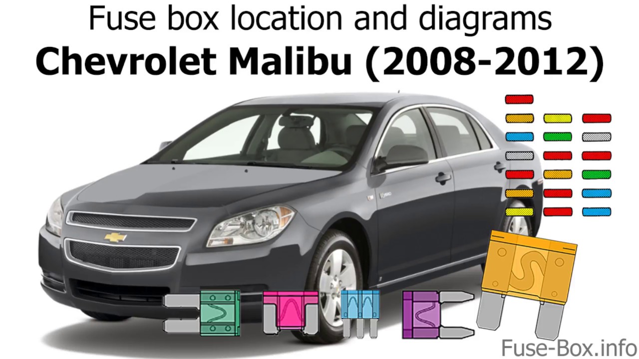 Fuse box location and diagrams: Chevrolet Malibu (2008-2012)