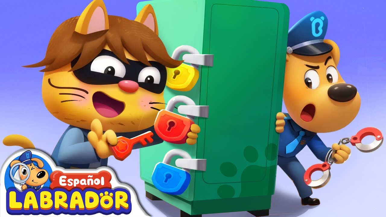🔍Sheriff Labrador - 😼El Gato Ladrón de Llaves 🗝️ | Videos para Niños | BabyBus en Español