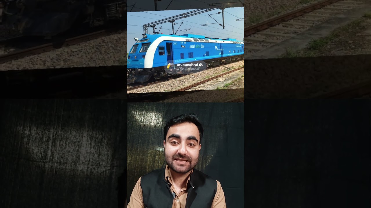 India's First Hydrogen Train is Here!  #ytshorts #youtubeshorts #shorts
