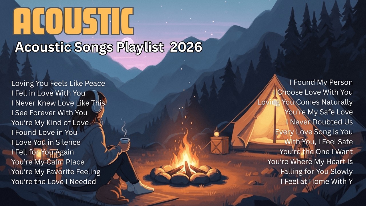 Acoustic Songs Playlist  2026 🍃| Trending Acoustic Love Songs | Style Vocal Adele, Alan Walker
