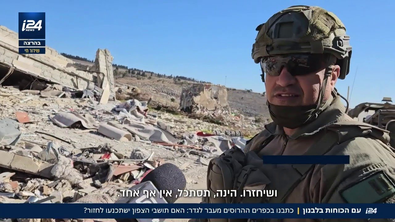 עם הכוחות בלבנון: ינון שלום יתח בכפרים ההרוסים ועדיין נטושים של דרום לבנון