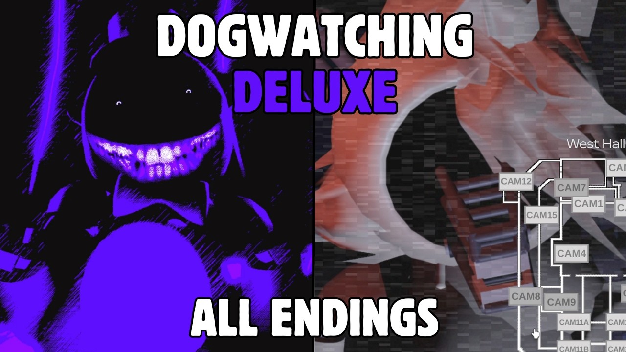 Roblox Dogwatching DELUXE (All Endings)- Full Walkthrough (Secrets + 20/5 Mode)