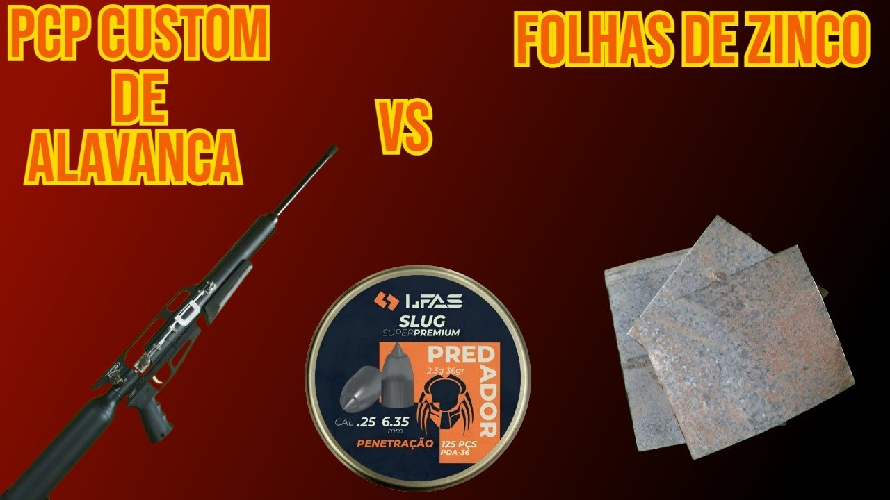 TESTE DE PENETRAÇÃO COM A PCP CUSTOM NAS FOLHAS DE ZINCO! VEJA!@PCPCustom