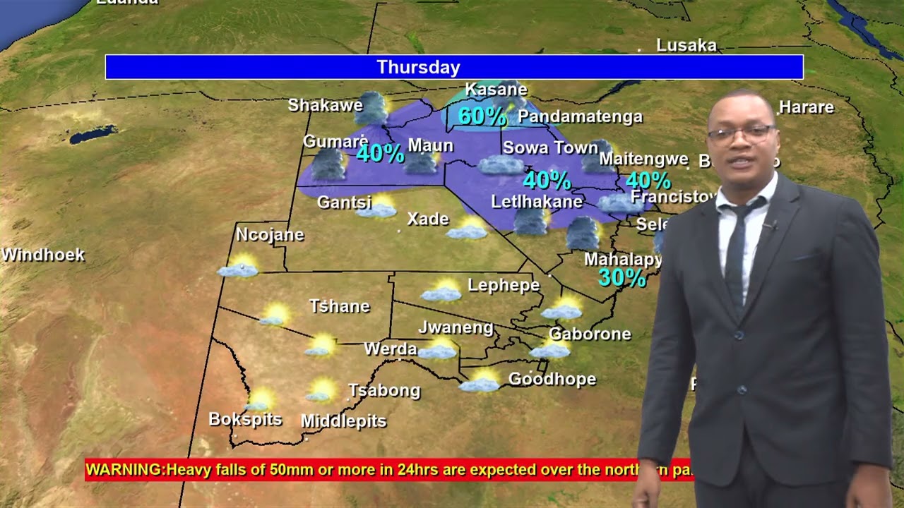 BOTSWANA WEATHER  | 25 FEBRUARY 2025  |