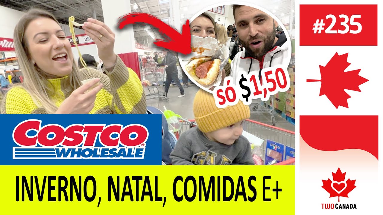 COSTCO Compras para o INVERNO e Natal? Comidas, novidades e+ Preços, Custo - Calgary, Canada #235