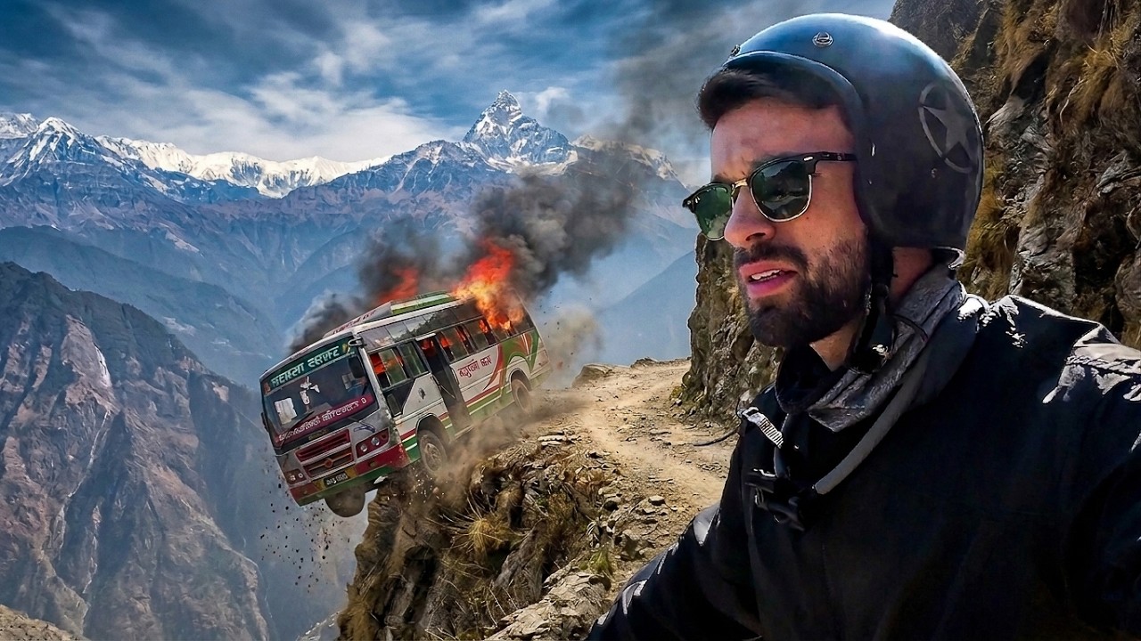 The most DANGEROUS roads in Asia 🇳🇵
