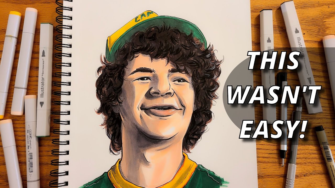 Drawing Dustin | Stranger Things 4 ( Time-lapse )