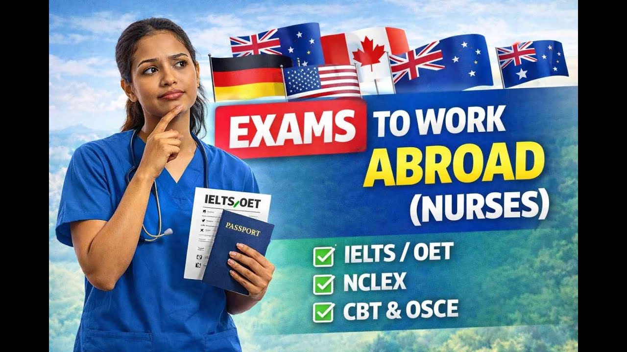 Nursing Exams You Must Pass to Work Abroad (Global Guide 2026)