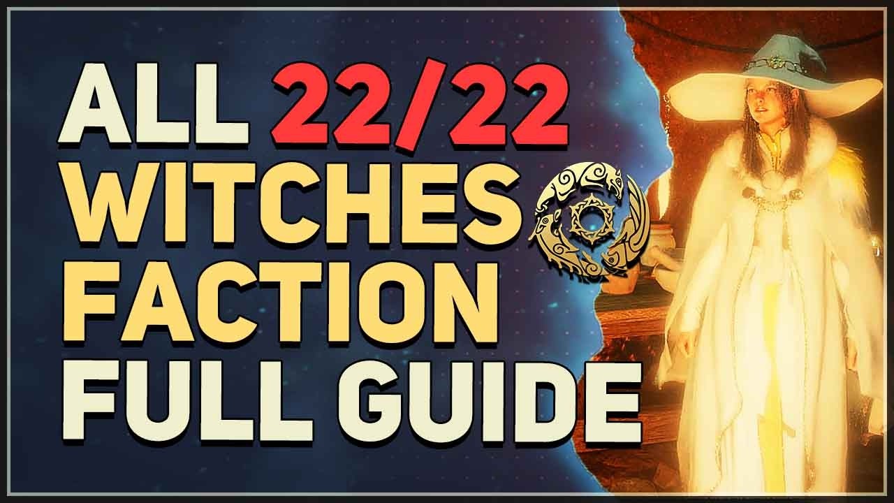 ALL 22 Witches Faction Quests FULL GUIDE Crimson Desert