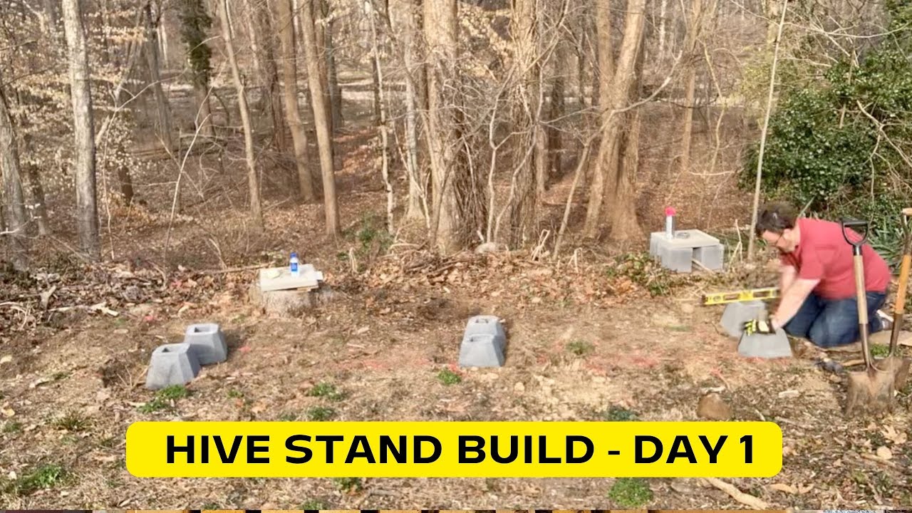 Hive Stand Build - Day 1 | Urban Beekeeping | Apiary | Honeybees | Northern Virginia
