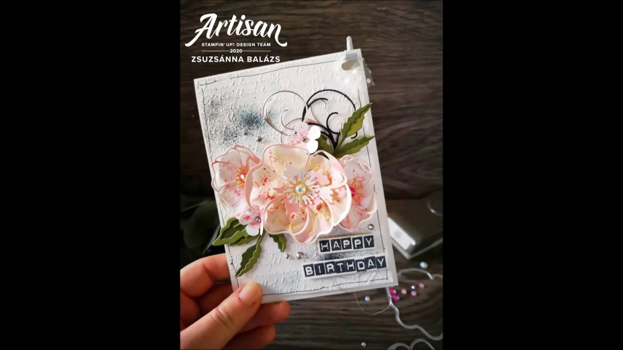Anleitung Mohnbl&uuml;ten in Aquarelloptik