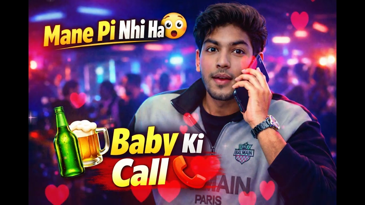 Baby Ki Call Aa Gayi 😂 | Mane Pi Nhi Ha | Funny Haryanvi Song