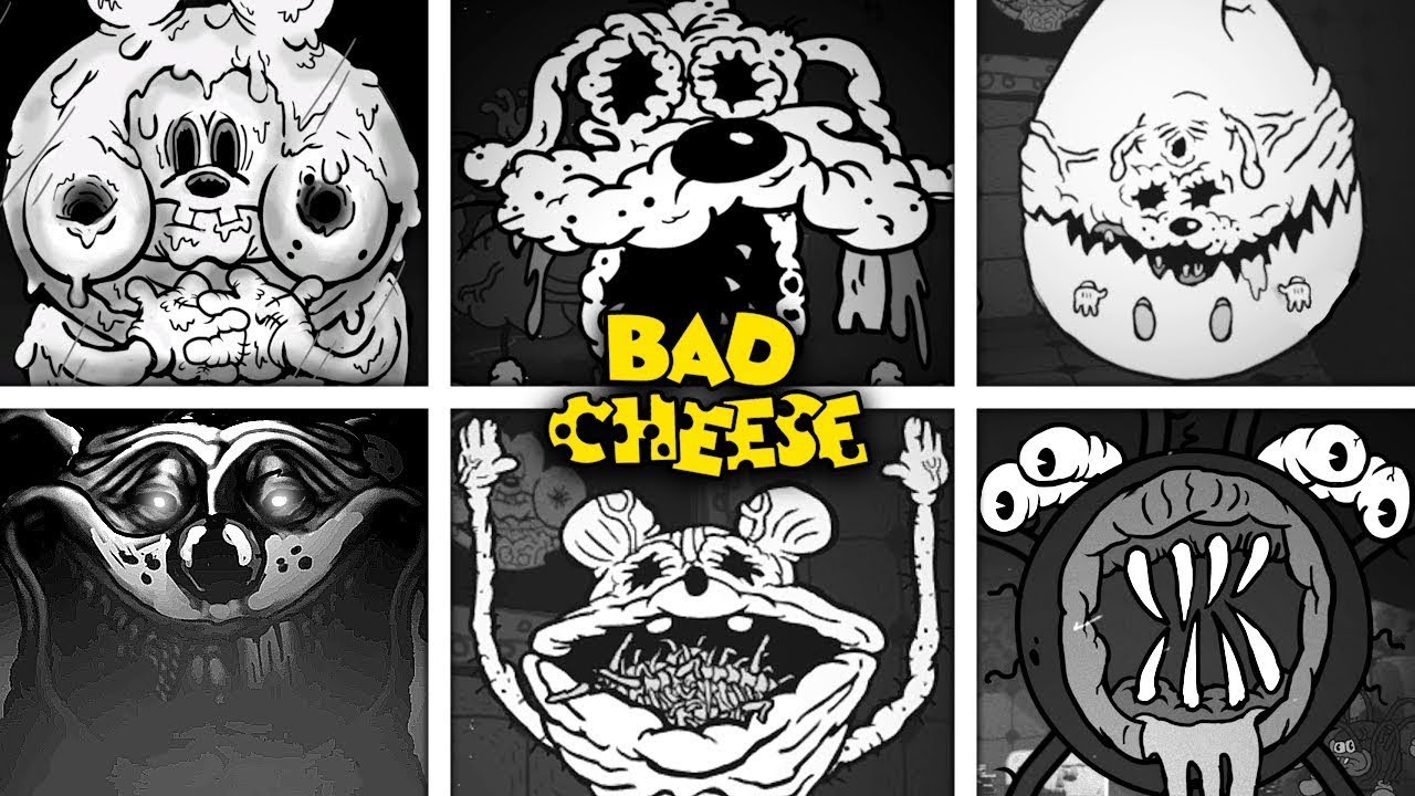 Bad Cheese - ALL BOSSES & Monsters Boss Fights (Showcase)