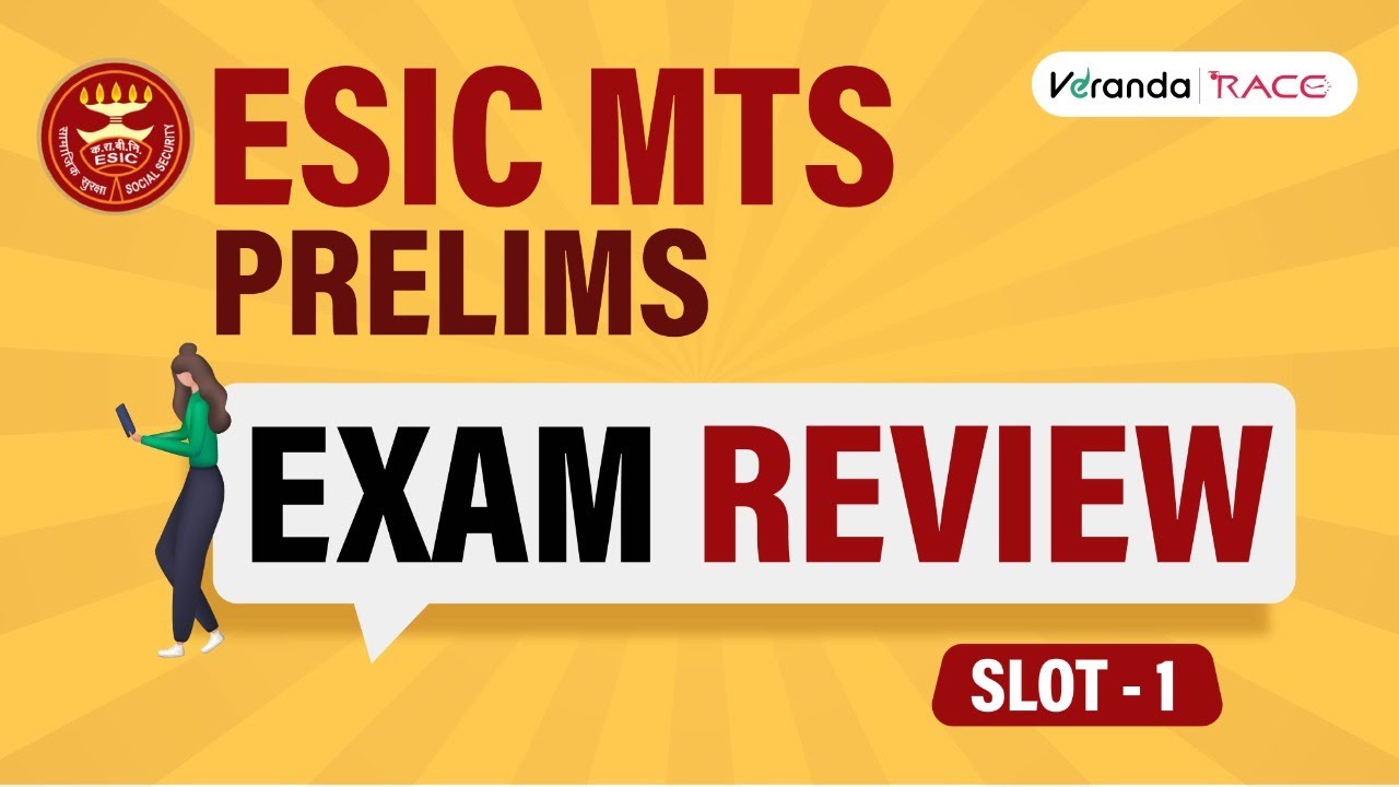 ESIC MTS Exam Analysis 2022 | 7 May, Shift-1 | Asked Questions & Expected Cut Off | Veranda Race