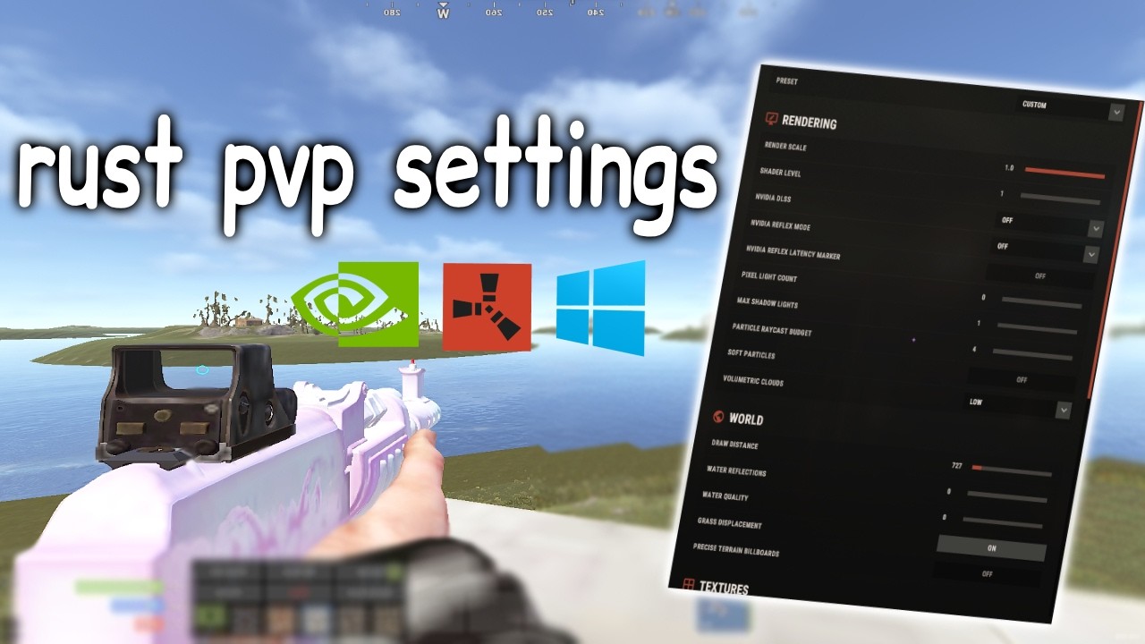best rust pvp settings (10,467 hours)