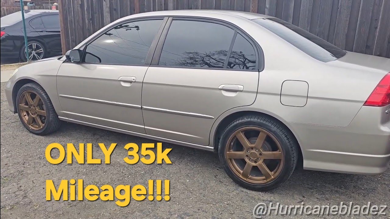 Пробег всего 35 000 миль! Honda Civic 2004 года выпуска 🔥