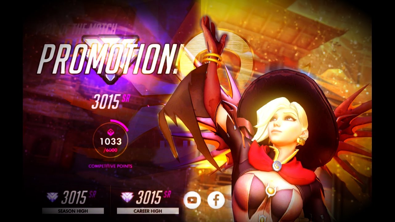 [Overwatch] Mercy Main Reaches Diamond (Duo w/ Snoopeh)