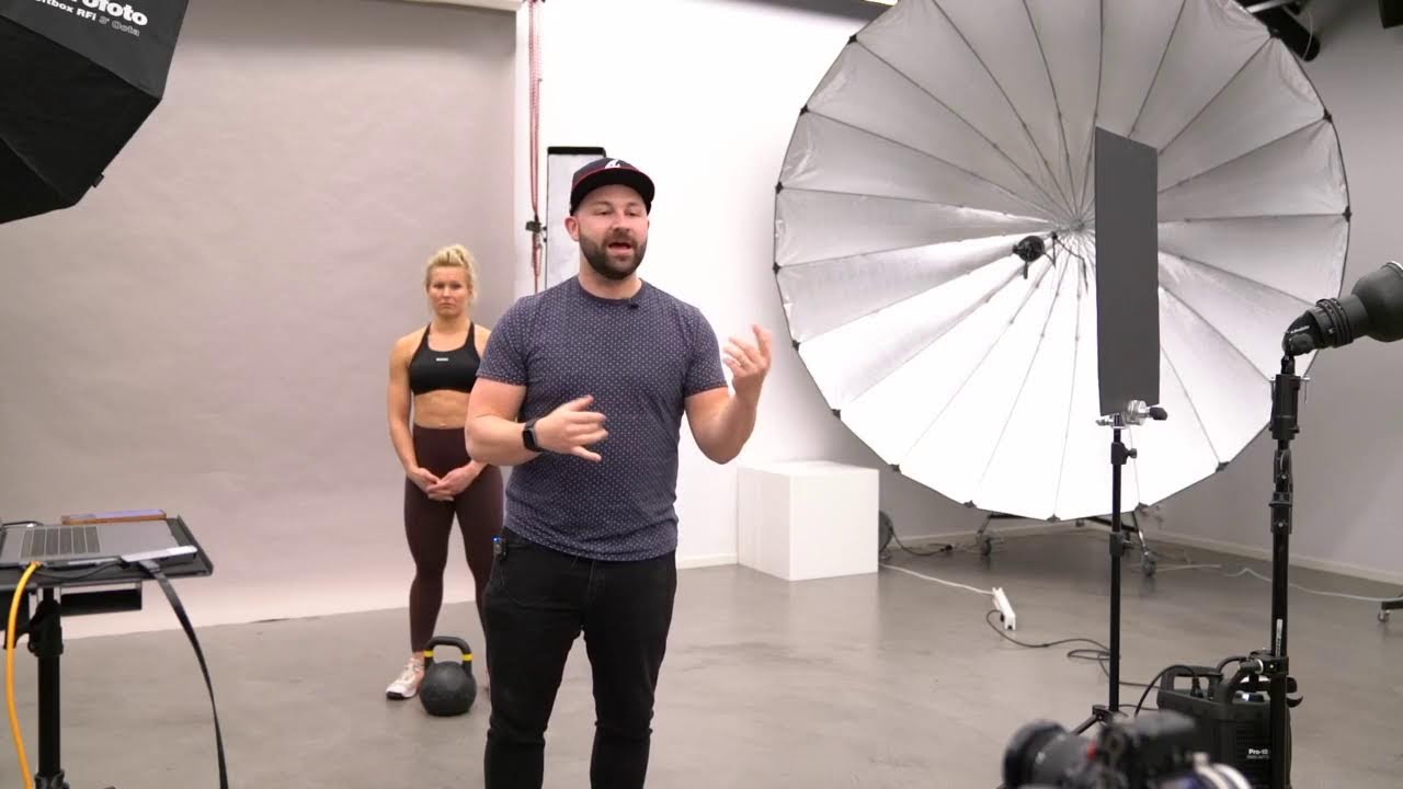 How to light a fitness portrait