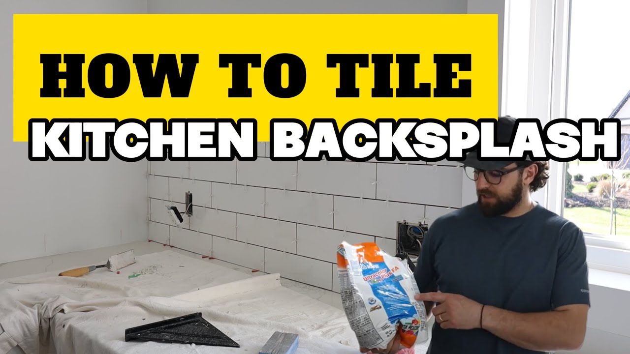 2024 How to Subway Tile a Kitchen Backsplash - Layout, Installation & Grouting