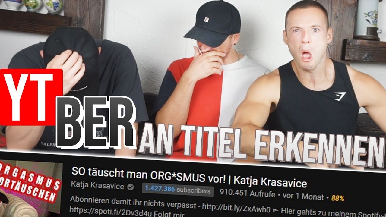 YOUTUBER an TITEL erkennen... mit SASCHA und INSCOPE21