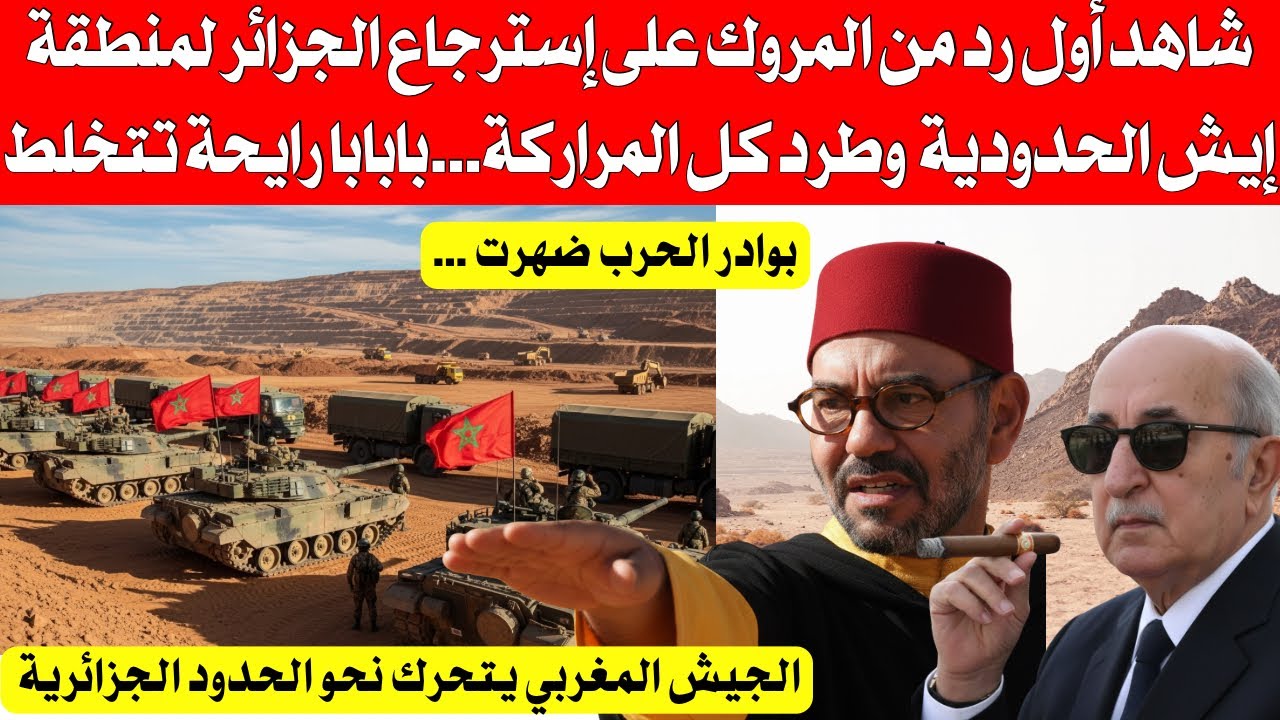 شاهد أول رد من المروك على إسترجاع الجيش الجزائري منطقة إيش الحدودية وطرد المراركة… رايحة تتخلط 