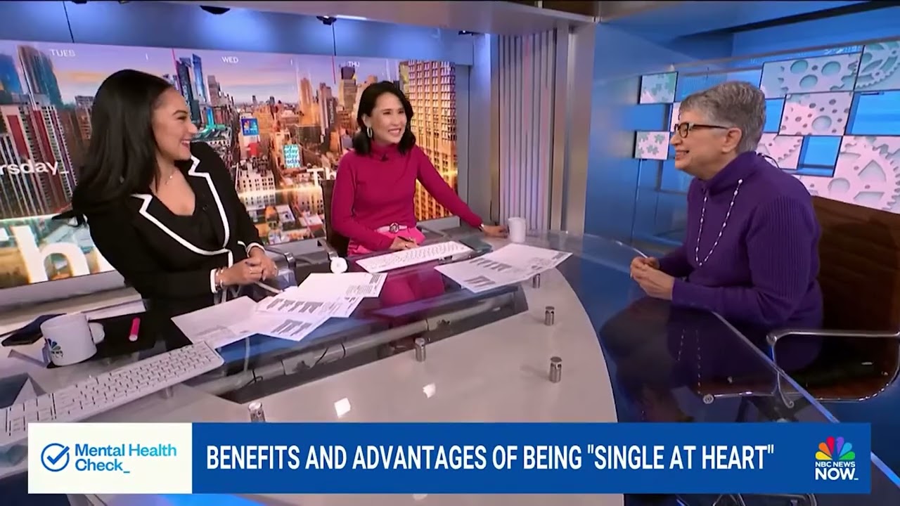 Bella DePaulo with Morgan Radford & Vicky Nguyen on NBC News Daily