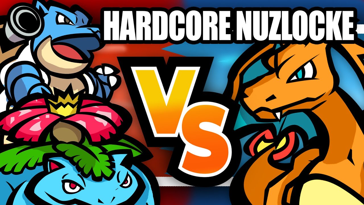 Pokemon FireRed Hardcore Nuzlocke - Starter Only Showdown!! (No items, no overleveling)