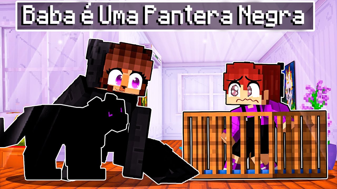 S4ULO tem uma BABÁ PANTERA NEGRA no Minecraft